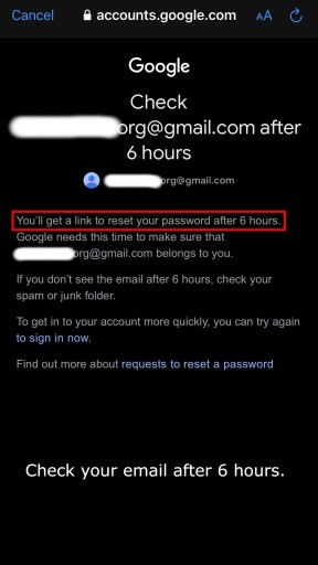 Restablecer la contraseña de YouTube