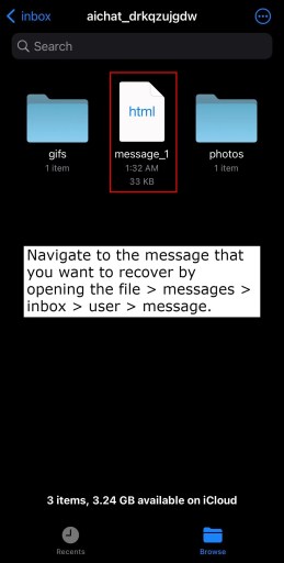 Ver mensajes eliminados en Messenger