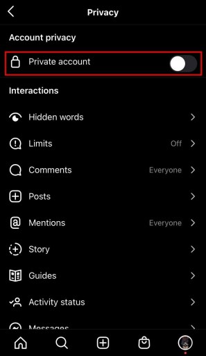 Cómo ocultar tu lista de seguidores en Instagram