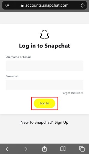 Desbloquear Snapchat
