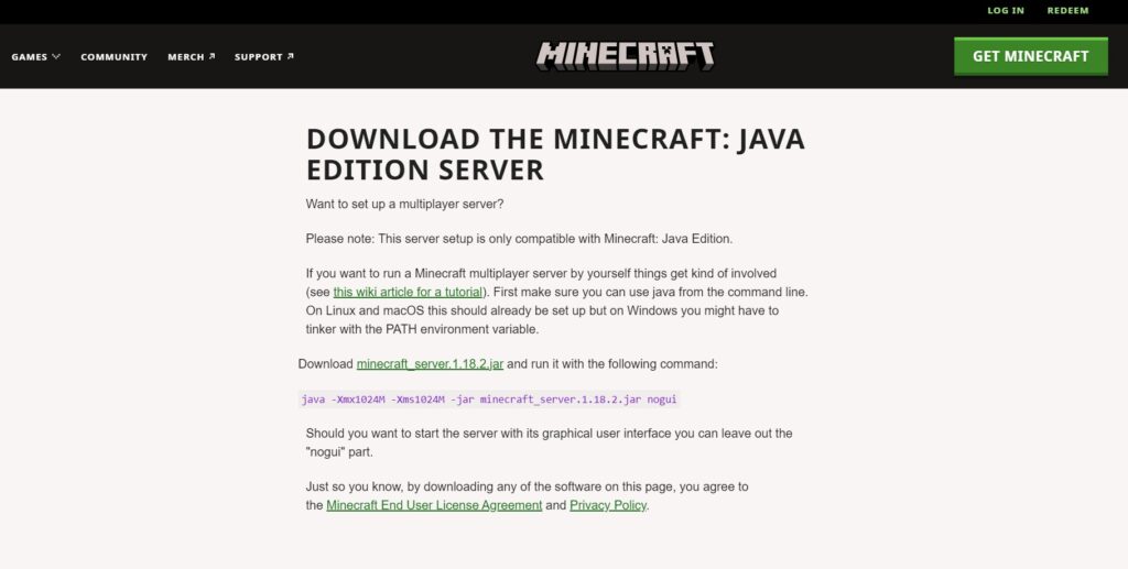 Servidor gratuito de Minecraft