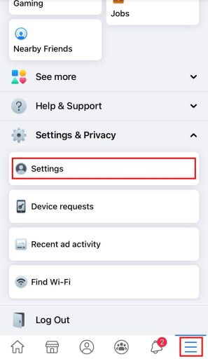 Configuración de Facebook