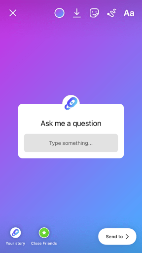 Hazme una pregunta Instagram