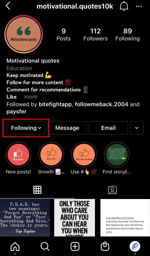 Desmudar a alguien en Instagram
