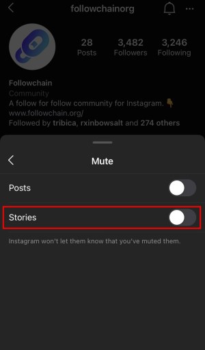 Cómo silenciar las historias en Instagram