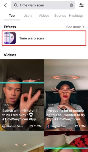 Cómo conseguir el escáner de la deformación temporal en TikTok