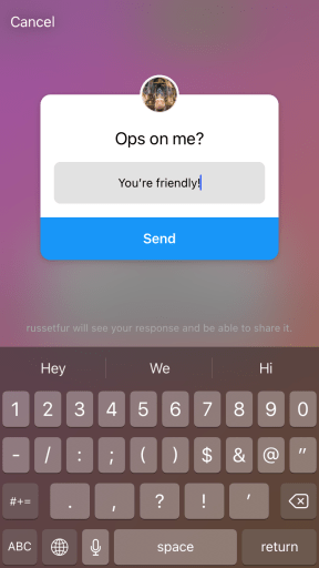 Cómo responder a los ops en Instagram