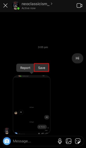 ¿Instagrama notifica cuando guardas una foto de DM?