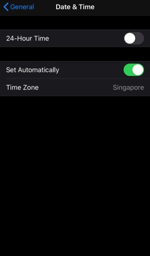 Poner la fecha y la hora en automático iPhone