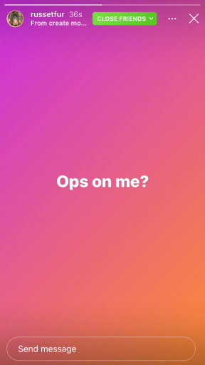Instagram ops
