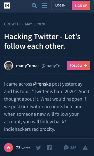 Seguir por seguir en Twitter