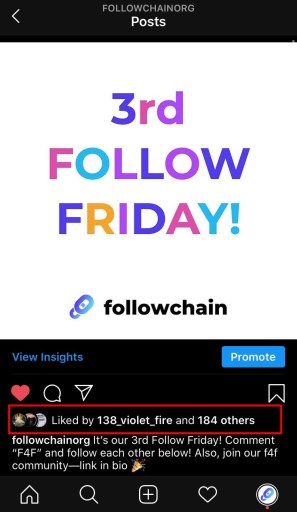 Me gusta en Instagram