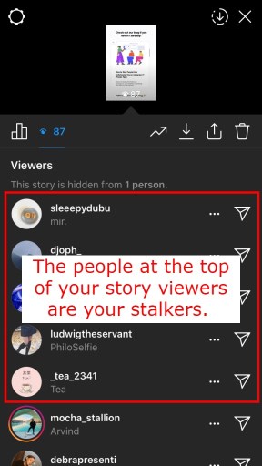 Acosadores de Instagram