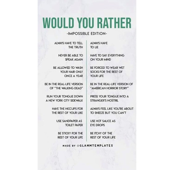 imposible prefieres instagram