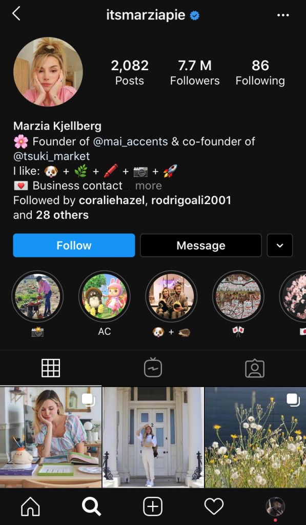 Sugerencia de mango de Instagram: "es"