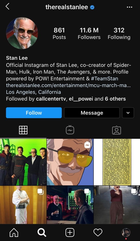 Sugerencia de manejo de Instagram: "thereal"