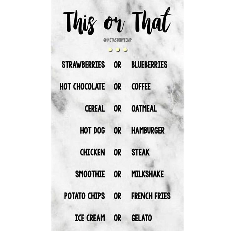 Edición de Instagram de esta o aquella comida