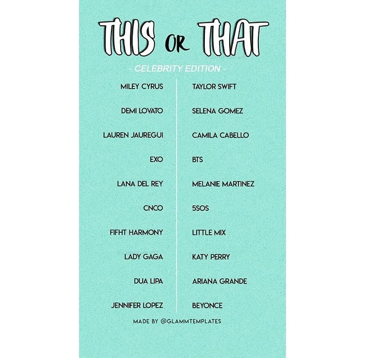 Esta o aquella edición para famosos