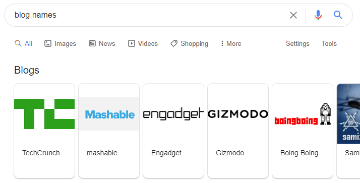 Sugerencias de nombres de usuario de Instagram: Nombres de blogs