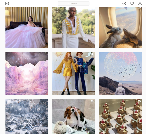 Tener un bonito feed de Instagram