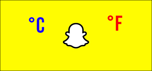 Cómo conseguir pegatinas de temperatura con SnapChat
