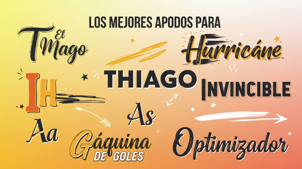 Los Mejores Apodos para Thiago